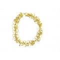 14Kt Yellow Gold Multi Circle Fancy Bracelet (12.40gr)